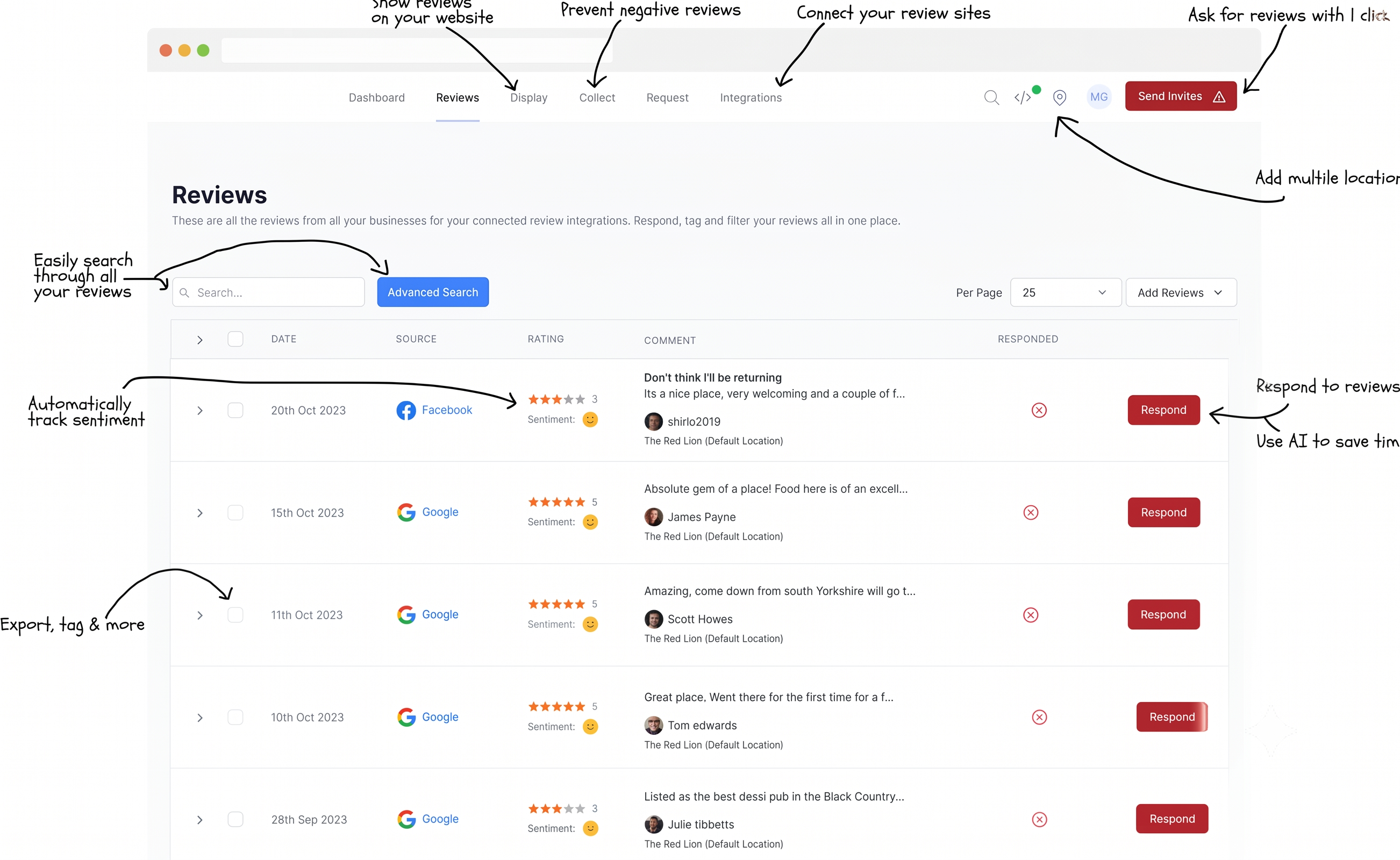 Review Management Platform