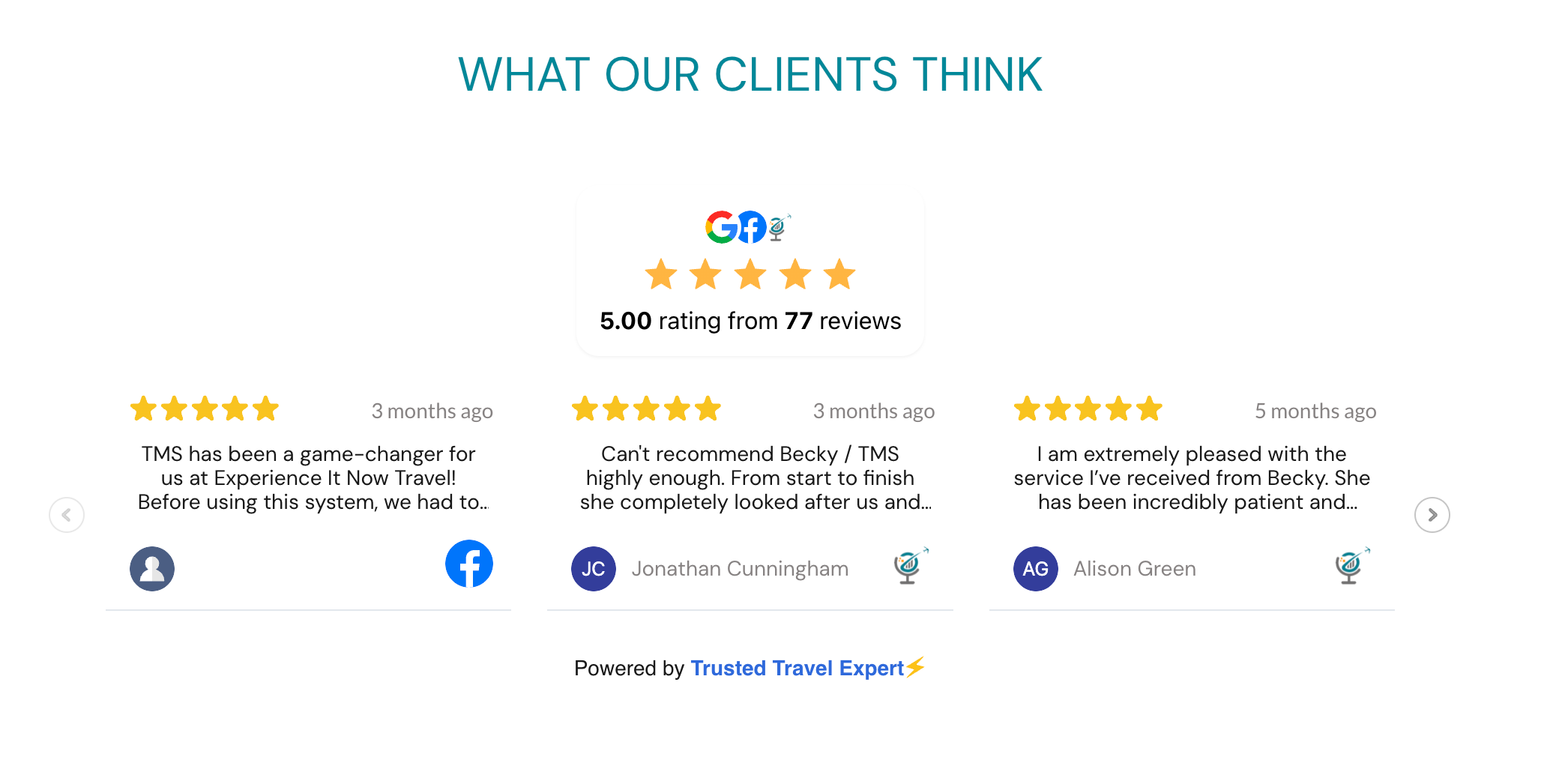 Reviews Carousel