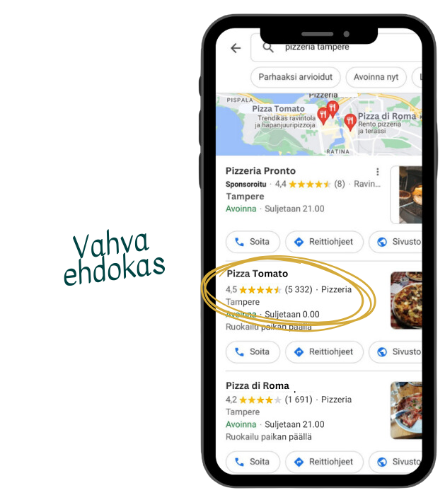 Hyödynnä palautelomake