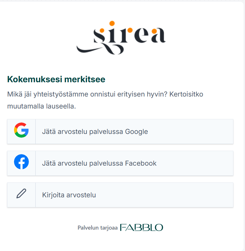 Kuuntele asiakkaitasi - kehitä liiketoimintaasi