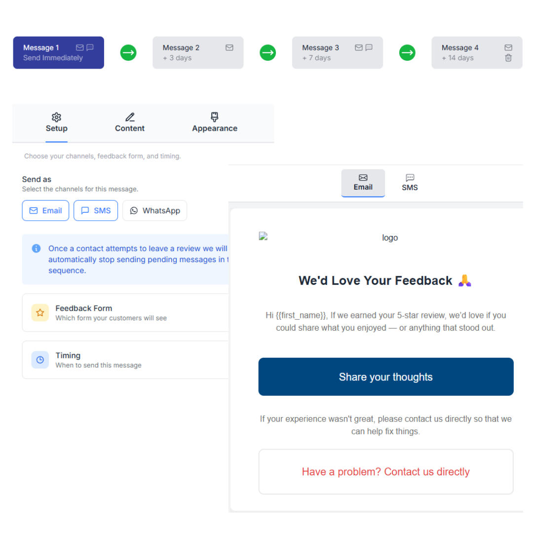 Turn Feedback into Reviews