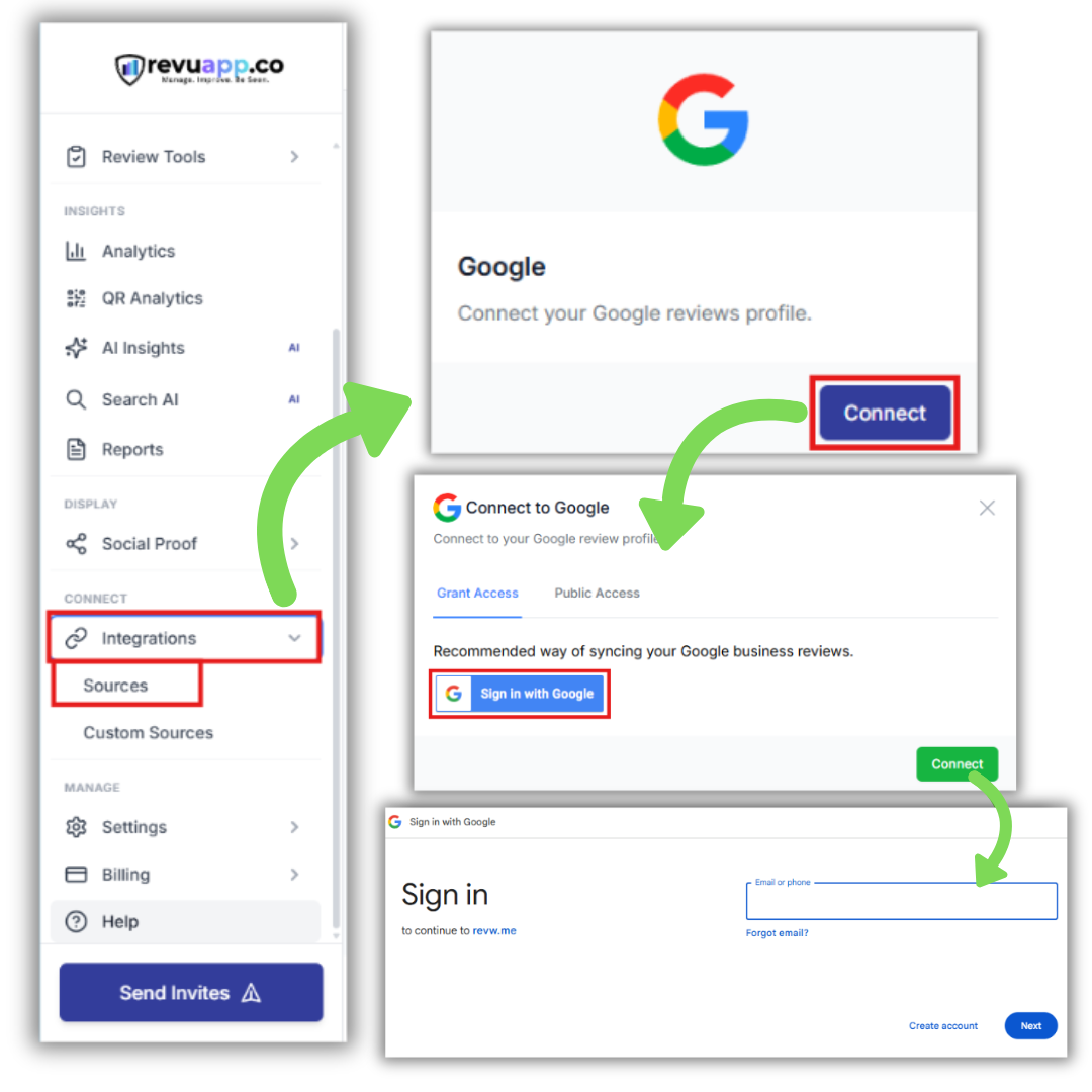 🔌 STEP 2 — CONNECT GOOGLE