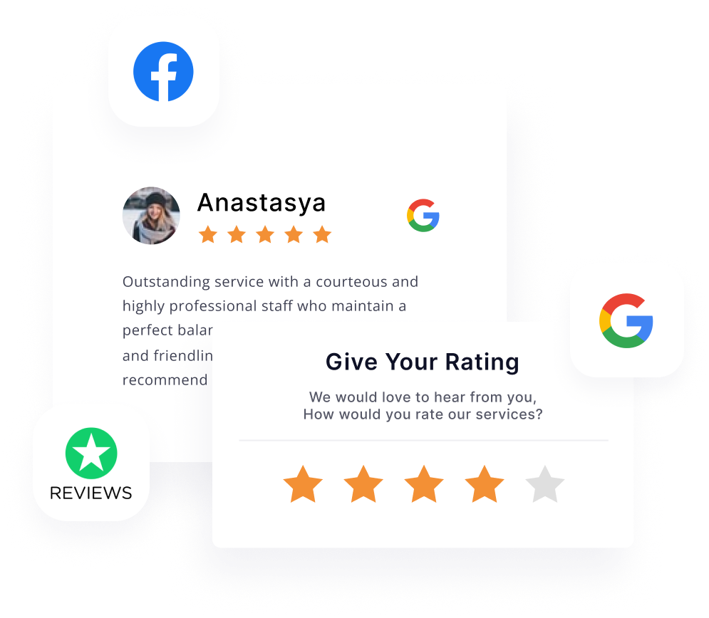 Build trust with review widgets and badges