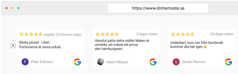 Bygg förtroende med en recensionswidget på din hemsida och sociala medier